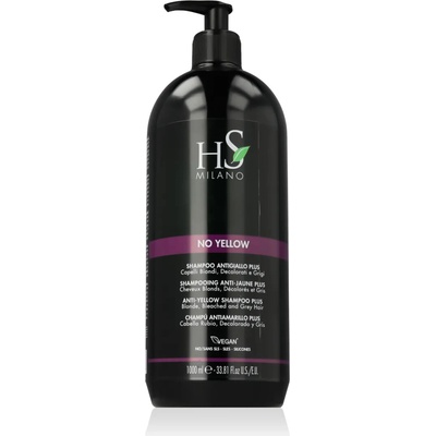 HS Milano AntiYellow Shampoo Plus šampon na neutralizaci žlutých tónů 1000 ml