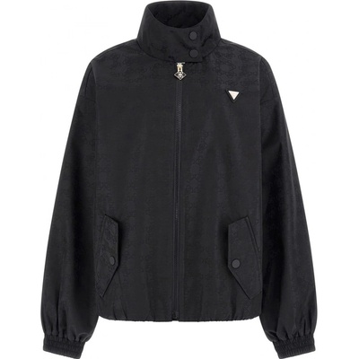 GUESS 4G LOGO FULL ZIP V4BQ24WGLW2-FJ4Q Čierna
