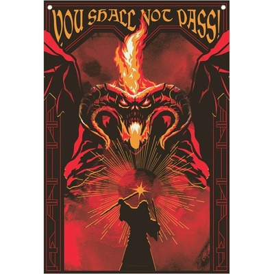 FaNaTtik | Lord of the Rings - nástěnný banner You Shall Not Pass 125 x 85 cm