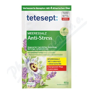 Tetesept mořská sůl antistress 80 g