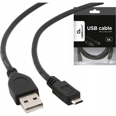 Gembird CCP-MUSB2-AMBM-6 micro USB, 2.0 AM-MBM5P, 1,8m