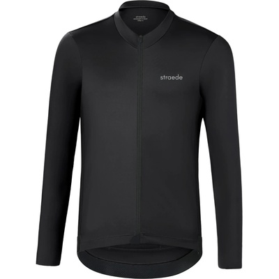 straede Фланелка с дълъг ръкав за колоездене straede Aerlig Longsleeve Cycling jersey - Black - размер M (056-3819-0114)