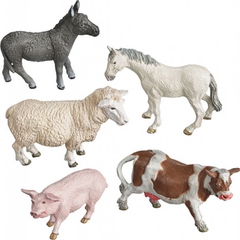 PLAYTIVE® Súprava figúrok zvierat 5-dielna zvieratá z farmy