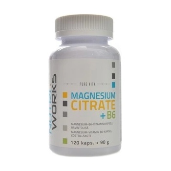 NutriWorks Magnesium + B6 120 kapsúl