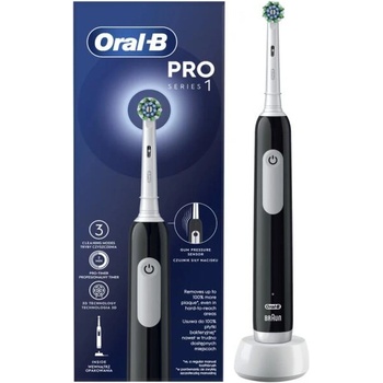 Image 1 of Oral-B Pro Series 1 Cross Action black