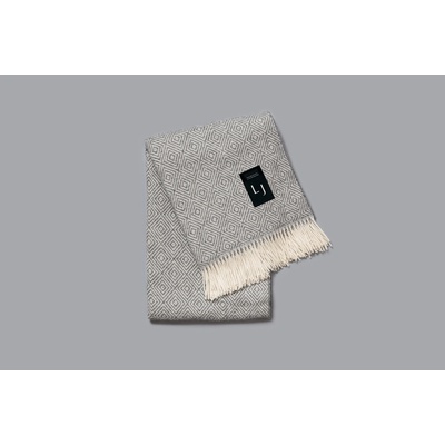 Lejaan Pléd Chic Wool Šedá 140x200