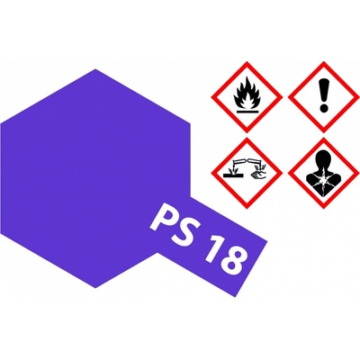 Tamiya Color PS-18 Metallic Purple Polycarbonate Spray 100ml