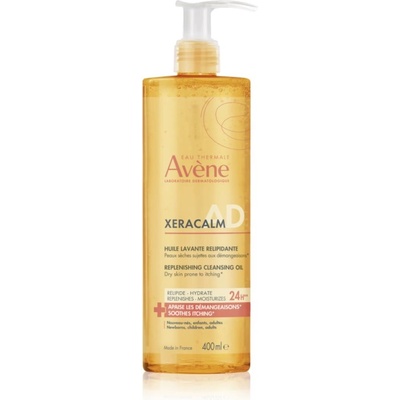 Avène XeraCalm A. D. Lipid-Replenishing Cleansing Oil релипидиращо почистващо олио за суха и екзематична кожа 400ml