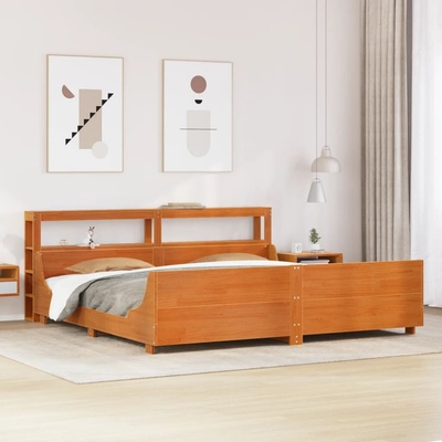 zahrada-XL 3306449 Postel bez matrace voskově hnědá masivní borovice