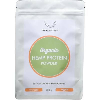 Happy Naturals Bio Raw Konopný protein 250 g