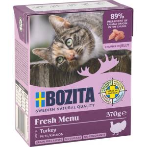 Bozita Котешка храна с парченца пуйка в желе 370 г