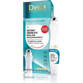 Delia liftingující oční roll-on s kyselinou hyaluronovou 50+ 15 ml