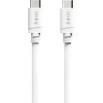 Hama Кабел usb-c - usb-c, 60w, 2 м, бял (hama-201809) - cybertrade