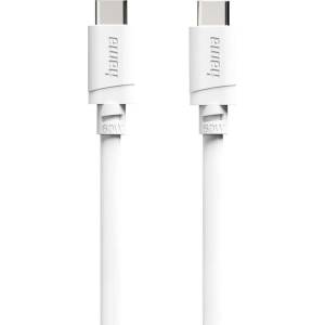 Hama Кабел usb-c - usb-c, 60w, 2 м, бял (hama-201809) - cybertrade