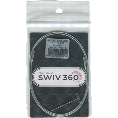 Lanko ChiaoGoo Twist SWIV360 SILVER S 75Cm – Zboží Dáma
