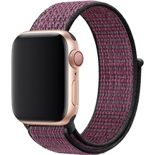 Eternico Airy na Apple Watch 38 mm/40 mm/41 mm Fig Purple and Black edge AET-AWAY-FiPuB-38