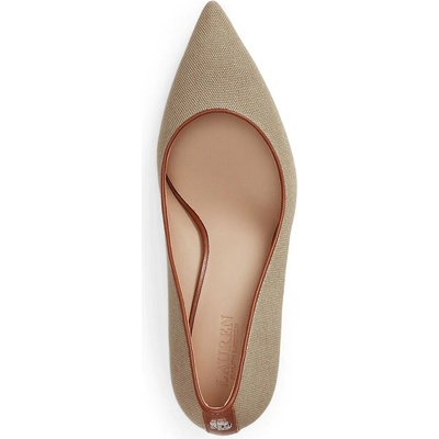 Lauren Ralph Lauren обувки с ток от кожа Lanette (802P15804001.999)