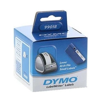 DYMO 99018, S0722470, 38мм x 190мм, бели хартиени етикети за тесни папки (99018)