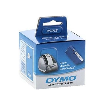 DYMO 99018, S0722470, 38мм x 190мм, бели хартиени етикети за тесни папки (99018)