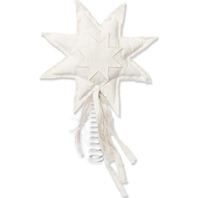 Vánoční dekorace ferm LIVING Vela Star Treetopper 1104267537 béžová