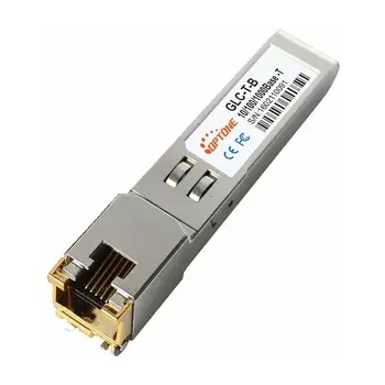 Image 1 of optone Оптичен модул Optone SFP 10/100/1000Base-T, RJ45 (GLC-T-B)