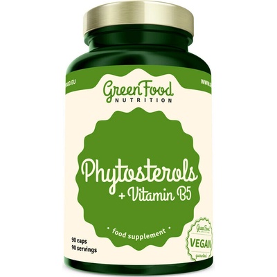 GreenFood Nutrition Phytosterols + Vitamín B5 90 kapsúl
