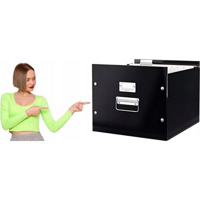 Leitz Velká univerzální krabice Click & Store, Černá