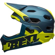 BELL Super DH Spherical Matt/Gloss Blue/Hi-Viz 2022