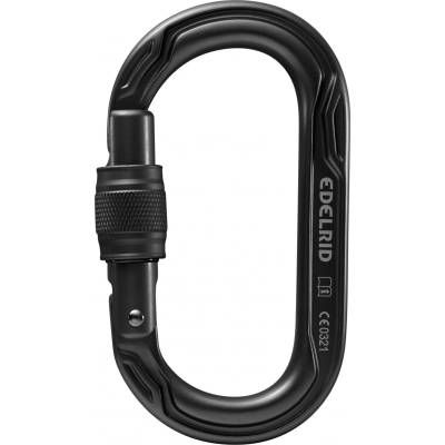 Edelrid Винтов карабинер Edelrid Oval Power 2500 Screw II Screwgate carabiner - Night - размер Screw-Lock (322-0216-0111)