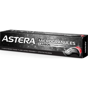 Astera Паста за зъби Microgranules Carbon, 75 ml