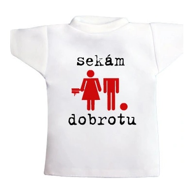 Tričko na láhev Sekám dobrotu