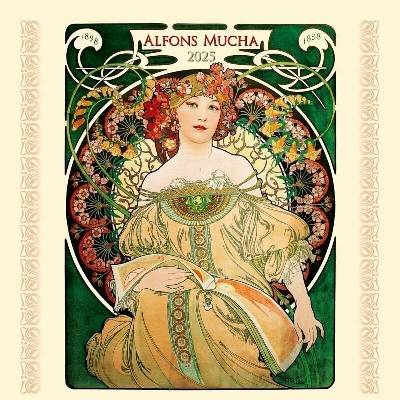 Alfons Mucha nástěnný 33 x 33 cm 2025
