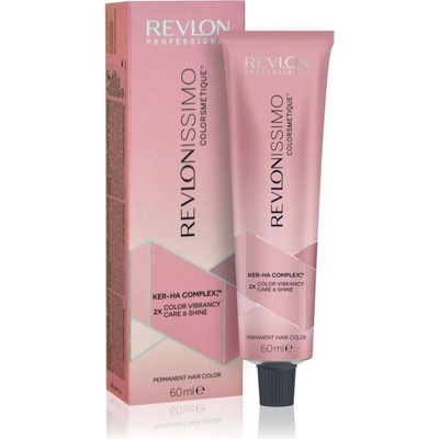 Revlon Revlonissimo Colorsmetique Satin Effect Permanent Hair Color barva na vlasy 017 Bronze Grey 60 ml