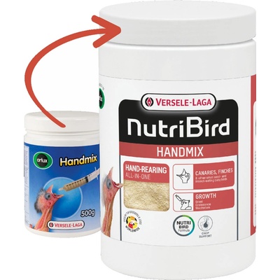 NutriBird Handmix храна за ръчно хранене на новоизлюпени птици - 0.5кг