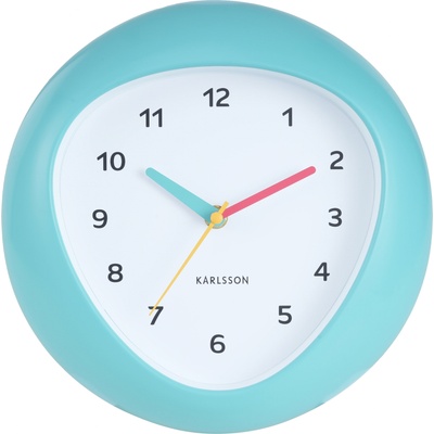 Karlsson Стенен часовник Funky Vibes, светло тюркоазен (KA6049BL)