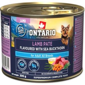 ONTARIO Консерва Ontario Adult агнешко пате с вкус на облепиха 200g (214-859815)
