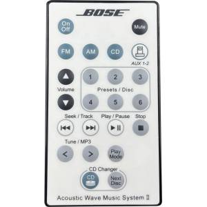 Bose Acoustic Wave Music System II - оригинален дистанционен контрол (Acoustic Wave Music System II) Дистанционно