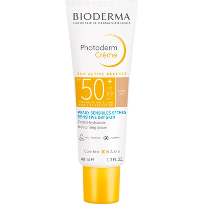 BIODERMA Photoderm Тониран слънцезащитен крем, светъл, SPF50+, 40 ml