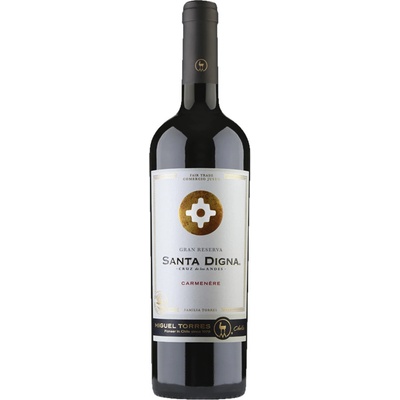 Santa Digna Gran Reserva Carmenere 2023 14% 0,75 l (čistá fľaša)
