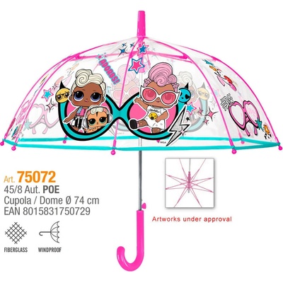 Perletti 75072 L.O.L. Surprise Transparent