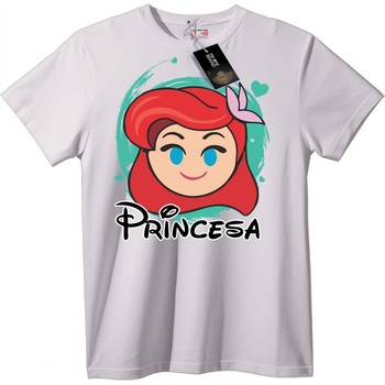 NOONEBRAND Тениска Принцеса Ариел - L, White