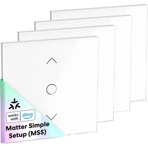 Meross MRS100MA(EU) Smart Wi-Fi (Matter) превключвател за ролетни щори (MRS100MAQUA-EU)