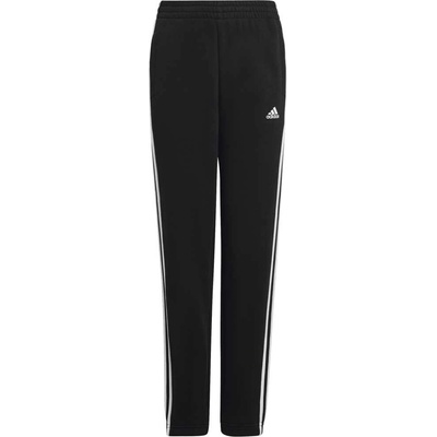 adidas ESSENTIALS 3-STRIPES FLEECE PANTS černá Bílá