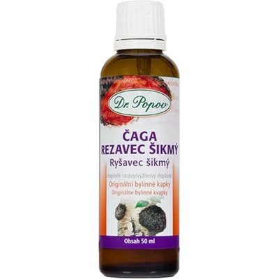 Dr.Popov Kapky bylinné Čaga-Rezavec šikmý 50 ml