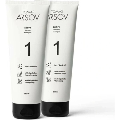 Tomas Arsov Loopy Anti-Dandruff Shampoo for Sensitive Scalp 250 ml DUO PACK