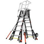 Little Giant Ladder Телескопична стълба от фибростъкло с регулируем кош cage - adjustable - работна височина 4.64 метра (18509-243)