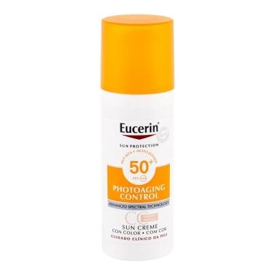 Eucerin Sun Protection Photoaging Control CC Cream слънцезащитен крем за всички типове кожа spf 50+ 50 ml нюанс Medium за жени