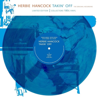 Herbie Hancock - Takin' Off (Blue Marbled Coloured) (LP) (4260494436723)