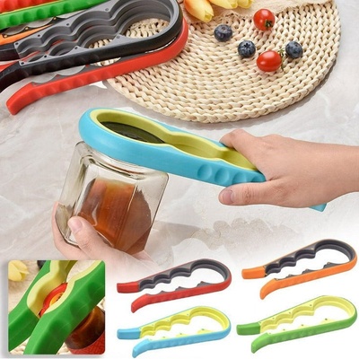 Jar Opener Универсална отварачка за буркани и капачки, отварачка за капачки с 4 размера - Jar Opener