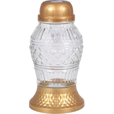Nohel Garden Solárna Lampa na Hroby zlatá 21 cm